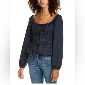 Nation LTD Gianna Elastic Waist Blouse